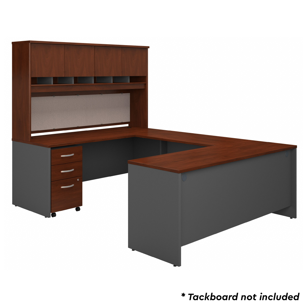 Series C 72W U Shaped Desk with Hutch and Storage
