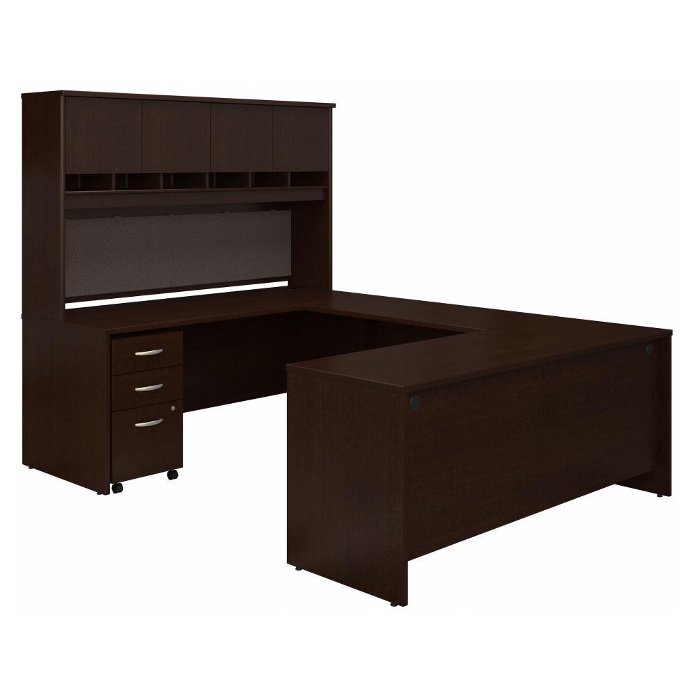 Series C 72W U Shaped Desk with Hutch and Storage