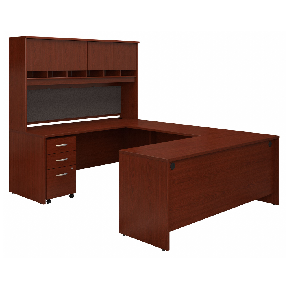 Series C 72W U Shaped Desk with Hutch and Storage