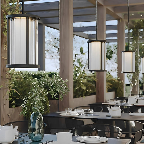 Cylinder Waterproof LED Outdoor Hanging Lights
